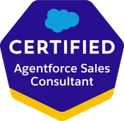 Salesforce Certified Agentforce Sales Consultant badge