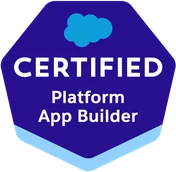 Salesforce Certified Platform App Builder badge