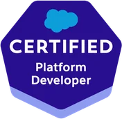 Salesforce Certified Platform Developer badge