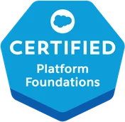 Salesforce Certified Platform Foundations badge