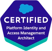 Salesforce Certified Platform Identity and Access Management Architect badge